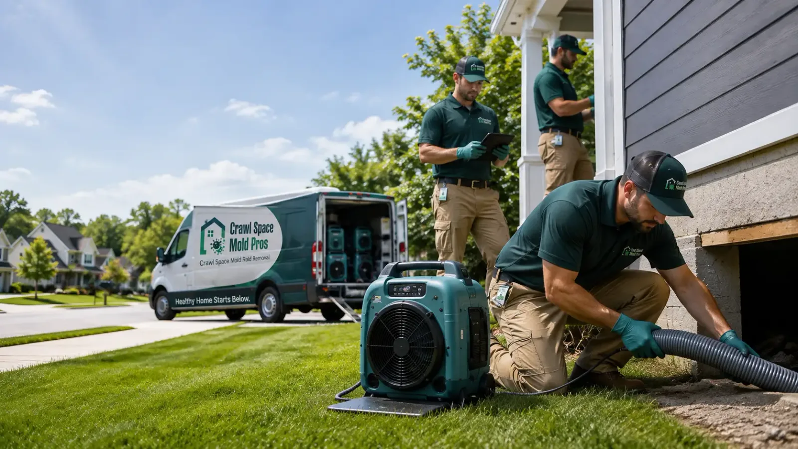 Crawl Space Mold Removal in Miranda, CA
